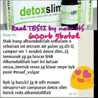 MSI Indonesia Detoxslim botol  MSI Indonesia  Peluang Usaha terkini  Weight loss Detoxslim 